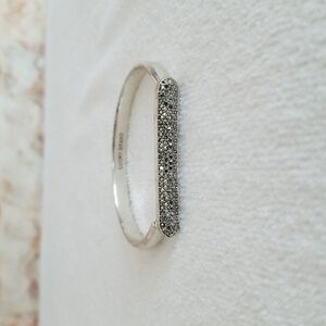 New Lucky Brand Bar Pave Cuff Bracelet